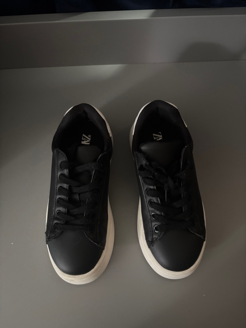 Zara Black and White Kids Sneakers